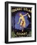 France - Cognac Gelas Promotional Poster-Lantern Press-Framed Art Print