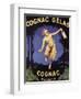 France - Cognac Gelas Promotional Poster-Lantern Press-Framed Art Print