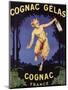 France - Cognac Gelas Promotional Poster-Lantern Press-Mounted Art Print