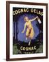 France - Cognac Gelas Promotional Poster-Lantern Press-Framed Art Print