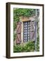 France, Cordes-sur-Ciel. Weathered shutters and window.-Hollice Looney-Framed Photographic Print