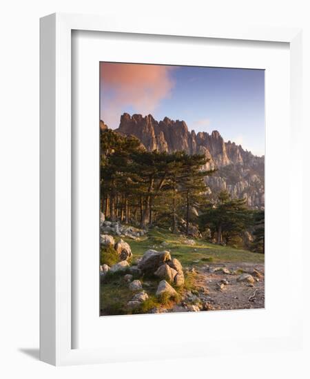 France, Corsica, Corse-Du-Sud Department, La Alta Rocca Region, Col De Bavella Pass, Aiguilles De B-Walter Bibikow-Framed Photographic Print