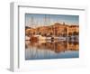 France, Corsica, Corse-Du-Sud Department, Propriano, Town Marina, Sunset-Walter Bibikow-Framed Photographic Print
