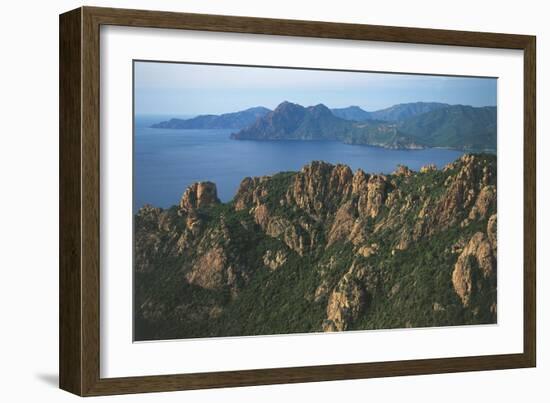 France, Corsica, Parc Naturel Del La Corse, Calanche and Scandola Reserve-null-Framed Giclee Print