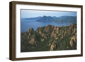 France, Corsica, Parc Naturel Del La Corse, Calanche and Scandola Reserve-null-Framed Giclee Print