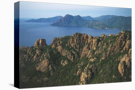 France, Corsica, Parc Naturel Del La Corse, Calanche and Scandola Reserve-null-Stretched Canvas