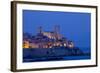 France, Cote D'Azur, Antibes, Coast, Evening-Chris Seba-Framed Photographic Print