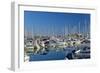 France, Cote D'Azur, Antibes, Harbour, Sailboats-Chris Seba-Framed Photographic Print