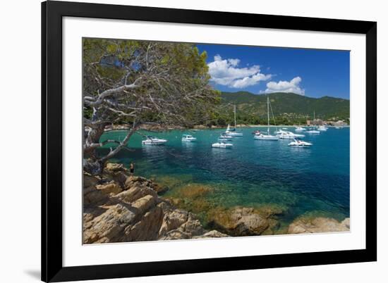 France, Cote D'Azur, Bathing Bay-Chris Seba-Framed Photographic Print