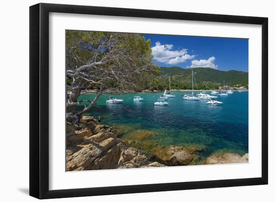France, Cote D'Azur, Bathing Bay-Chris Seba-Framed Photographic Print