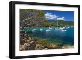 France, Cote D'Azur, Bathing Bay-Chris Seba-Framed Photographic Print