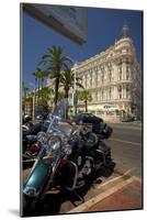 France, Cote D'Azur, Cannes, Carlton Interkontinental Hotel-Chris Seba-Mounted Photographic Print