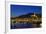 France, Cote D'Azur, Menton, Harbour, Evening-Chris Seba-Framed Photographic Print