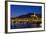 France, Cote D'Azur, Menton, Harbour, Evening-Chris Seba-Framed Photographic Print