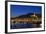 France, Cote D'Azur, Menton, Harbour, Evening-Chris Seba-Framed Photographic Print