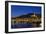 France, Cote D'Azur, Menton, Harbour, Evening-Chris Seba-Framed Photographic Print