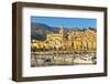 France, Cote D'Azur, Menton, Harbour, Morning-Chris Seba-Framed Photographic Print