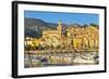 France, Cote D'Azur, Menton, Harbour, Morning-Chris Seba-Framed Photographic Print