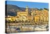 France, Cote D'Azur, Menton, Harbour, Morning-Chris Seba-Stretched Canvas