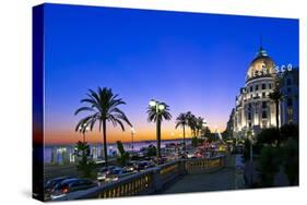 France, Cote D'Azur, Nice, Seafront-Chris Seba-Stretched Canvas