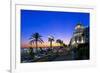 France, Cote D'Azur, Nice, Seafront-Chris Seba-Framed Photographic Print