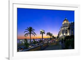 France, Cote D'Azur, Nice, Seafront-Chris Seba-Framed Photographic Print