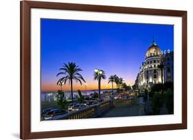 France, Cote D'Azur, Nice, Seafront-Chris Seba-Framed Photographic Print