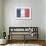 France Country Flag - Barnwood Painting-Lantern Press-Framed Premium Giclee Print displayed on a wall