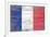 France Country Flag - Barnwood Painting-Lantern Press-Framed Premium Giclee Print