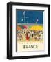 France - Deauville, Normandie (Normandy) - Le Bar du Soleil (The Sunshine Bar)-Kees Van Dongen-Framed Art Print