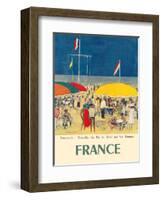 France - Deauville, Normandie (Normandy) - Le Bar du Soleil (The Sunshine Bar)-Kees Van Dongen-Framed Art Print