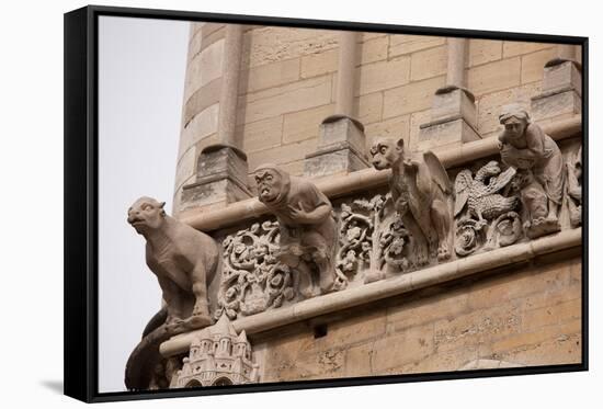 France, Dijon, Cathedral of St Benigne-null-Framed Stretched Canvas