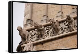 France, Dijon, Cathedral of St Benigne-null-Framed Stretched Canvas