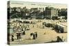 France, Dinard Beach 1905-null-Stretched Canvas
