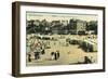 France, Dinard Beach 1905-null-Framed Photographic Print