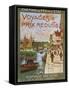 France - Docked Ships, Trips to Normandy, Brittany, Isle of Jersey, London, State Railways, c.1920-Lantern Press-Framed Stretched Canvas