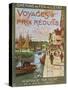 France - Docked Ships, Trips to Normandy, Brittany, Isle of Jersey, London, State Railways, c.1920-Lantern Press-Stretched Canvas