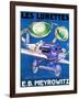 France - E.B. Meyrowitz Flying Goggles Advertisement Poster-Lantern Press-Framed Art Print