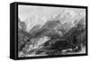 France Eaux Bonnes-Thomas Allom-Framed Stretched Canvas