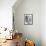 France: Enjoying Wine-null-Framed Stretched Canvas displayed on a wall