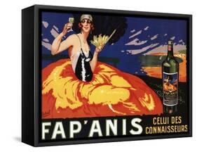 France - Fap'Anis Celui Des Connaisseurs Advertisement Poster-Lantern Press-Framed Stretched Canvas