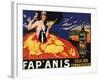 France - Fap'Anis Celui Des Connaisseurs Advertisement Poster-Lantern Press-Framed Art Print