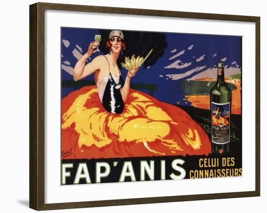 France - Fap'Anis Celui Des Connaisseurs Advertisement Poster-Lantern Press-Framed Art Print