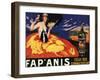 France - Fap'Anis Celui Des Connaisseurs Advertisement Poster-Lantern Press-Framed Art Print