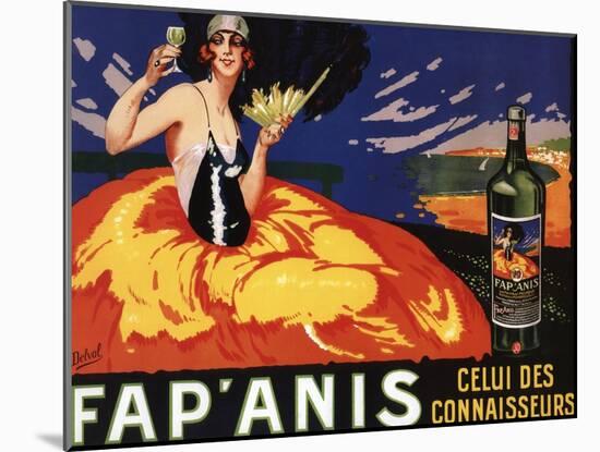 France - Fap'Anis Celui Des Connaisseurs Advertisement Poster-Lantern Press-Mounted Art Print