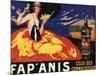 France - Fap'Anis Celui Des Connaisseurs Advertisement Poster-Lantern Press-Mounted Art Print