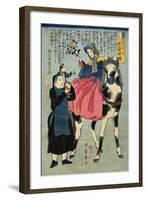 France, February 1862-Utagawa Yoshikazu-Framed Giclee Print