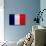 France Flag Design with Wood Patterning - Flags of the World Series-Philippe Hugonnard-Art Print displayed on a wall