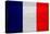 France Flag Design with Wood Patterning - Flags of the World Series-Philippe Hugonnard-Stretched Canvas