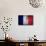 France Flag-kwasny221-Art Print displayed on a wall